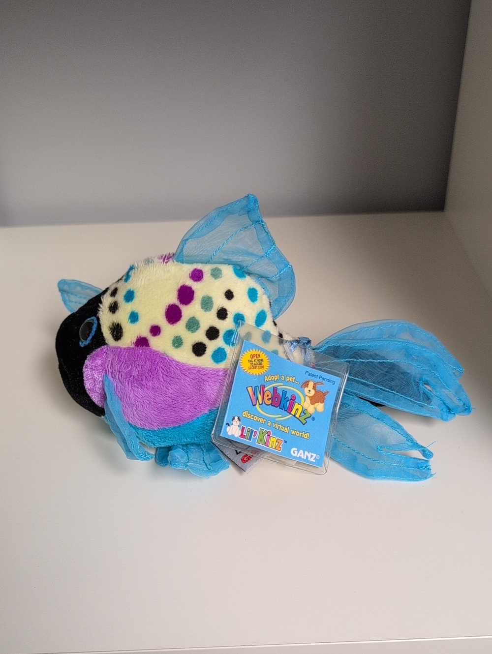 ♥️NEW♥️ Webkinz Lilkinz Polka Back Fish Brand New With Sealed Code Y2k